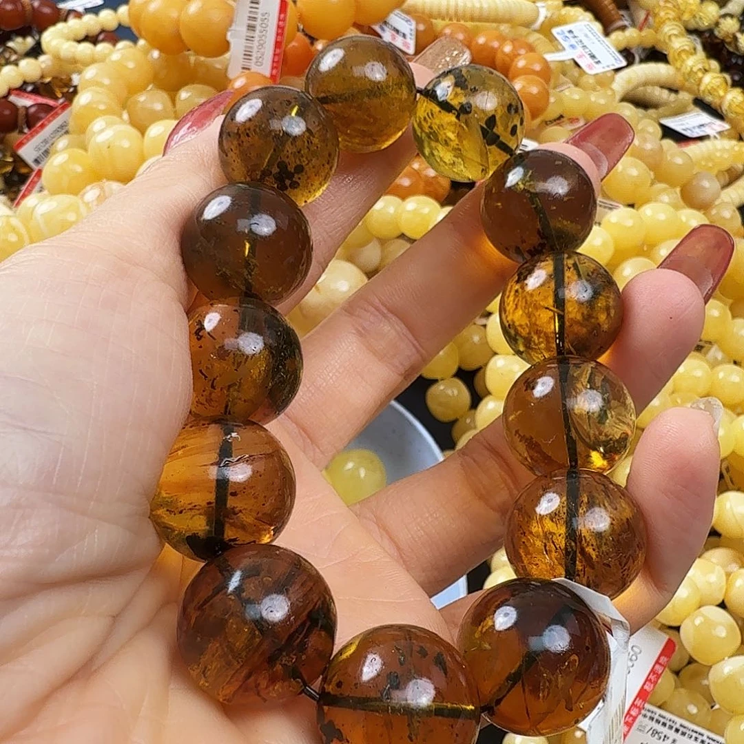 琥珀未镶嵌珠宝奇石