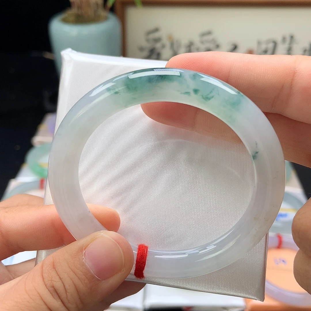 未镶嵌手镯翡翠10号 很漏