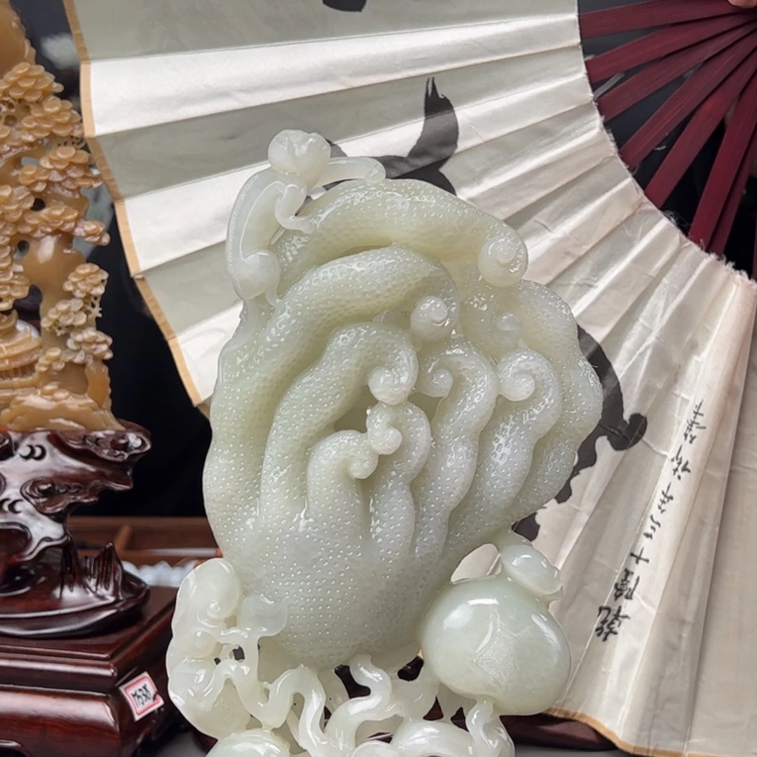 和田玉未镶嵌摆件