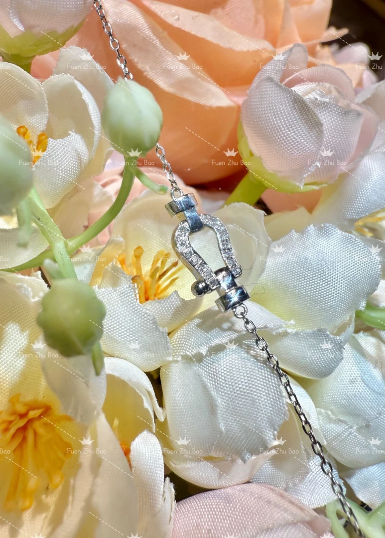 【富恩珠宝】 0164 重金  P10分马蹄手链  ZSSL