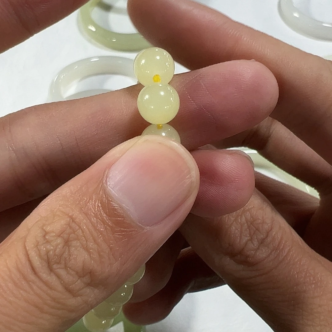 和田玉未镶嵌耳饰多样性发货单珠