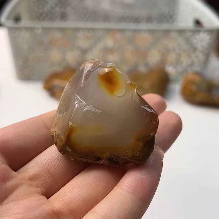 玛瑙/玉髓颈饰合金