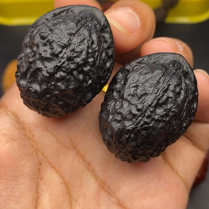 把件文玩核桃37尺脑纹龙蛋