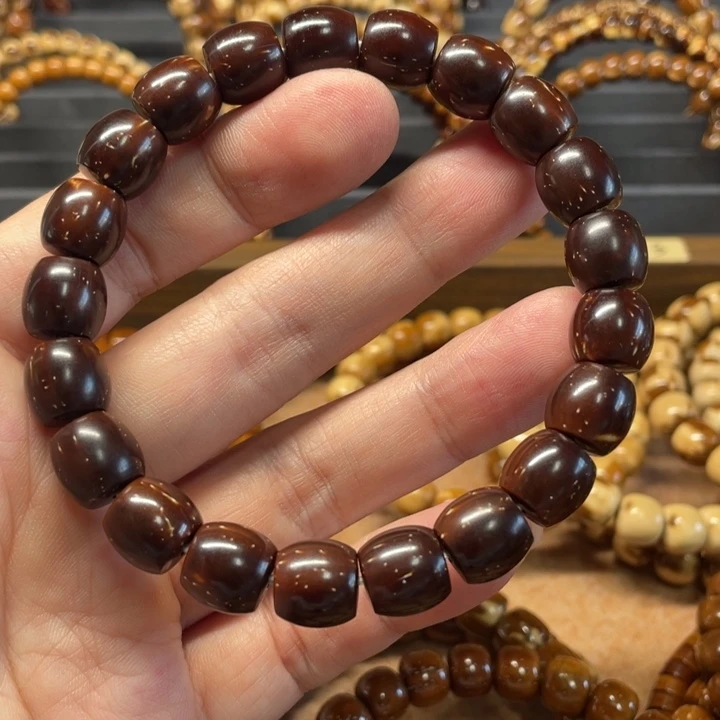 手串紫金鼠实心紫金鼠手串10.5直切