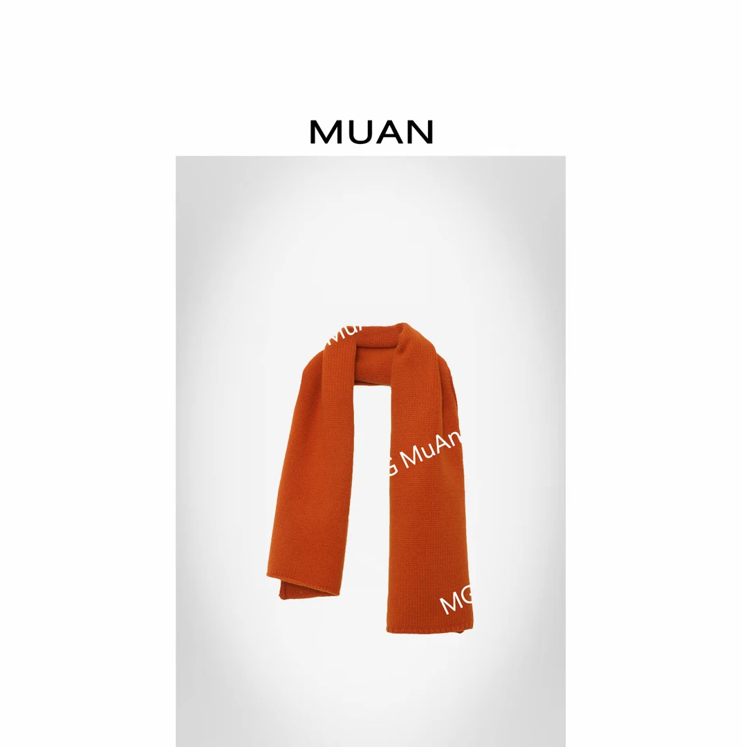 木岸MUAN：《东大门围巾》定制宽松320克百分羊毛围巾情侣款DG3-077