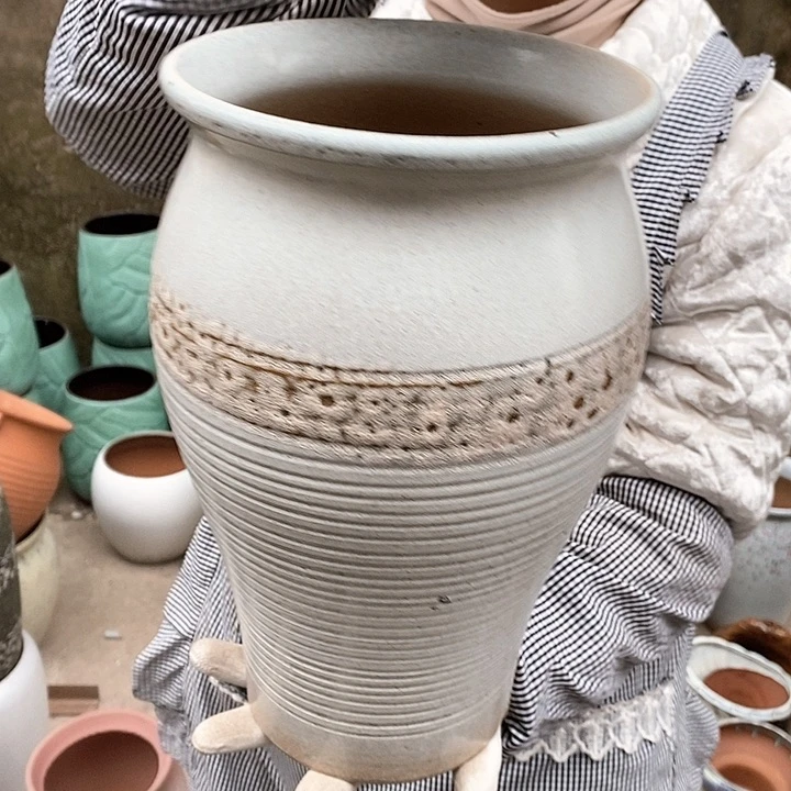 紫砂花盆正品口18高31