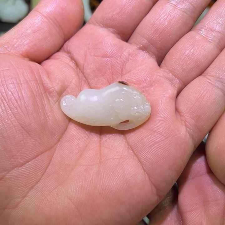 和田玉未镶嵌吊坠(不含链)