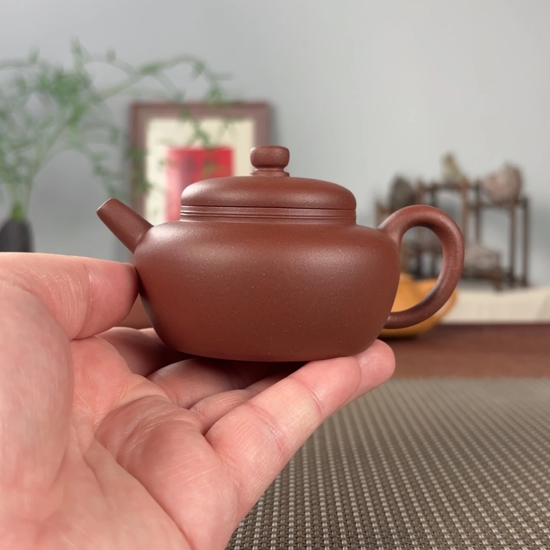 紫砂茶壶黄龙山原矿紫砂壶150