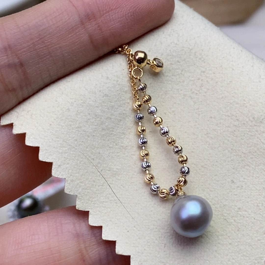 海水珍珠戒指银S925镶嵌