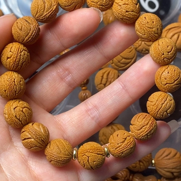 吊坠文玩核桃秦岭野生龙纹桃核13