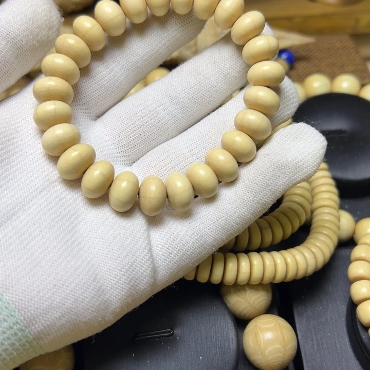 木质类五台山六道木原木精品算盘单圈1.2