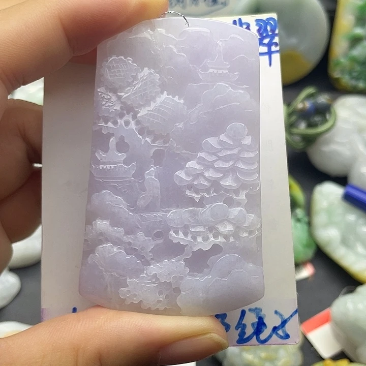 翡翠未镶嵌颈饰天然翡翠