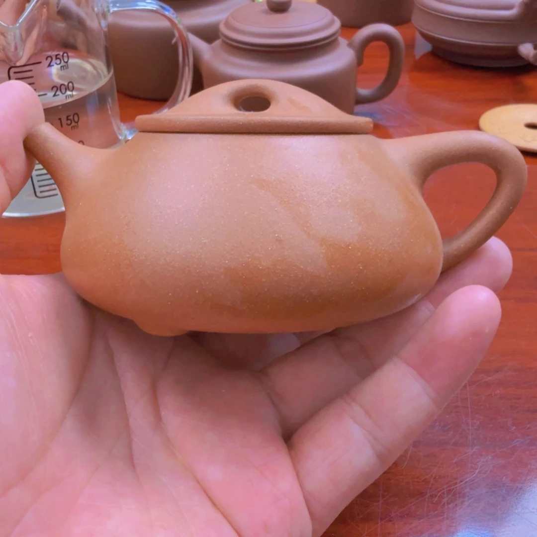 熊***二紫砂茶壶红降坡景舟容量一百七