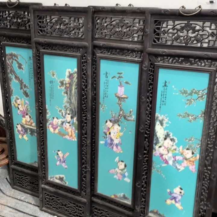 瓷石湾窑摆件聚泰