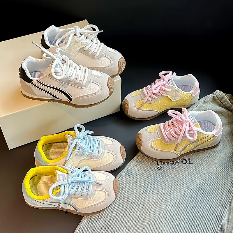 【十一推荐】2025秋季新款女童休闲运动鞋春秋轻便透气板鞋