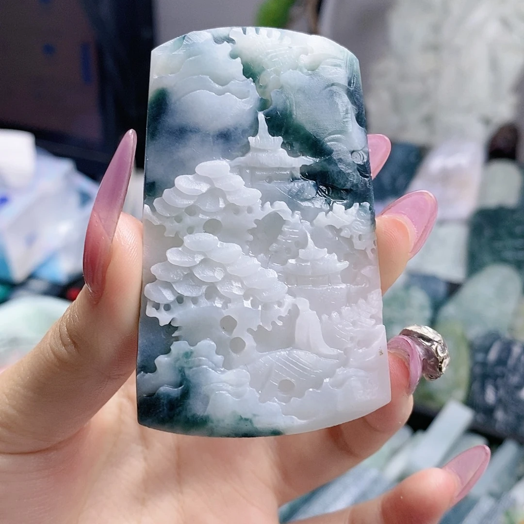 定制翡翠未镶嵌苍*翡翠