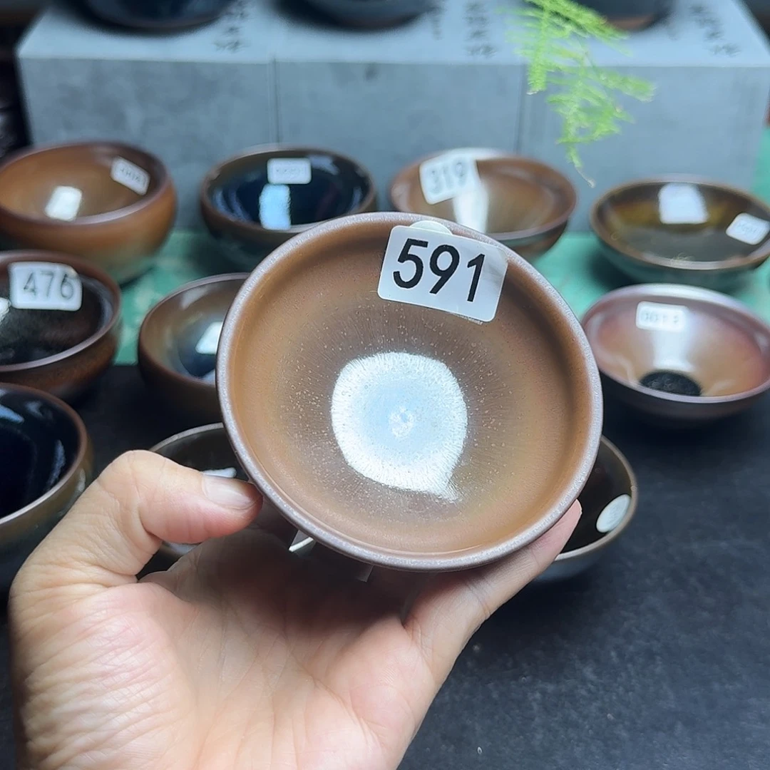 茶盏591 柴烧手工主人杯