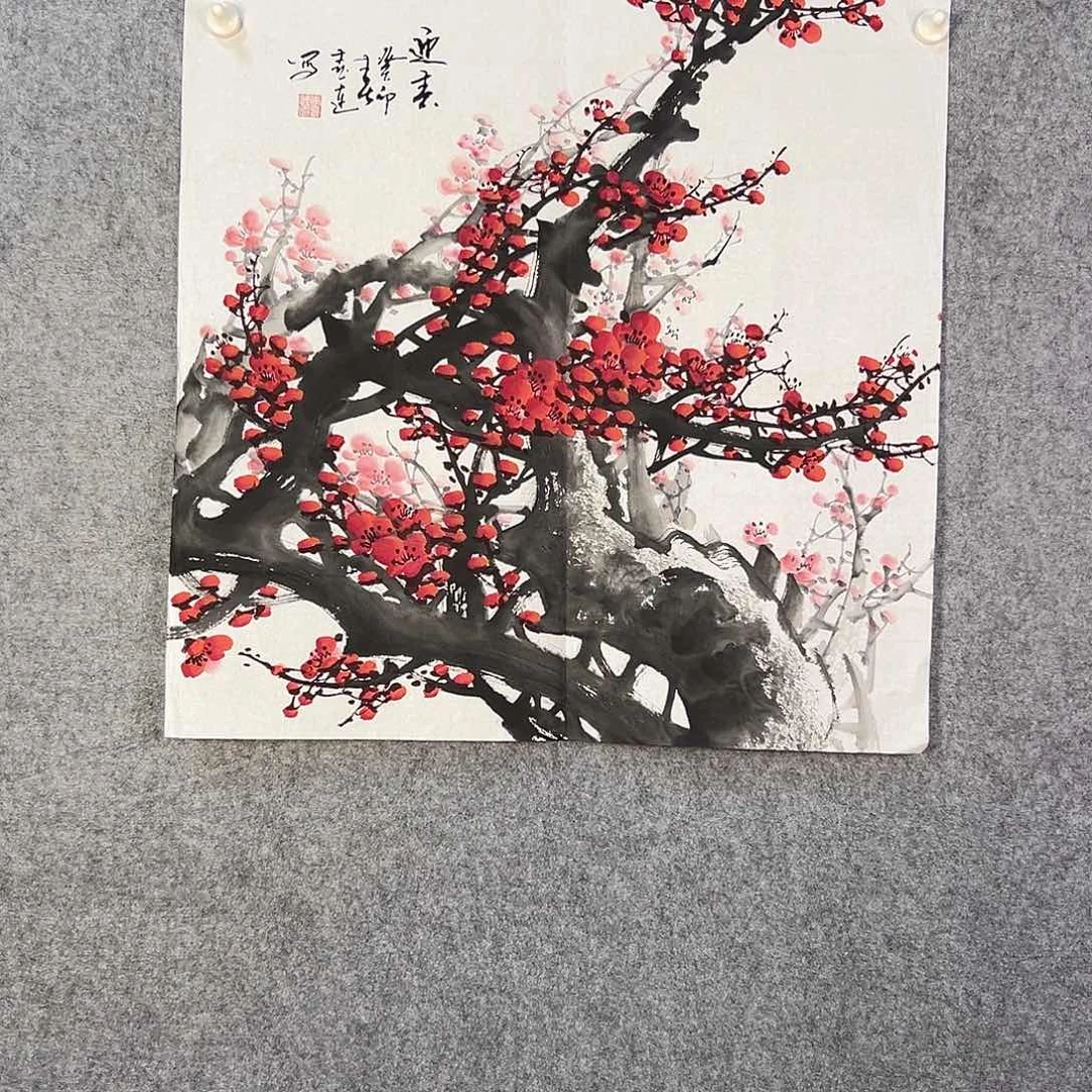 国画518 花鸟在此鸣叫的声响声