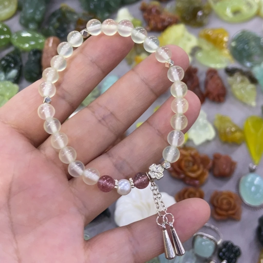 蛇纹石玉未镶嵌手串