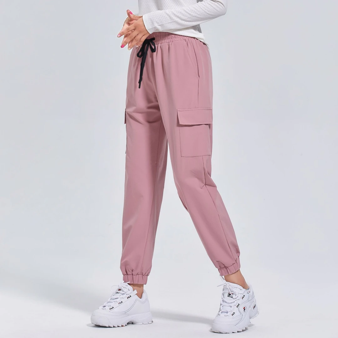 E361#夏季女长裤运动裤韩版哈伦裤百搭宽松休闲卫裤女生