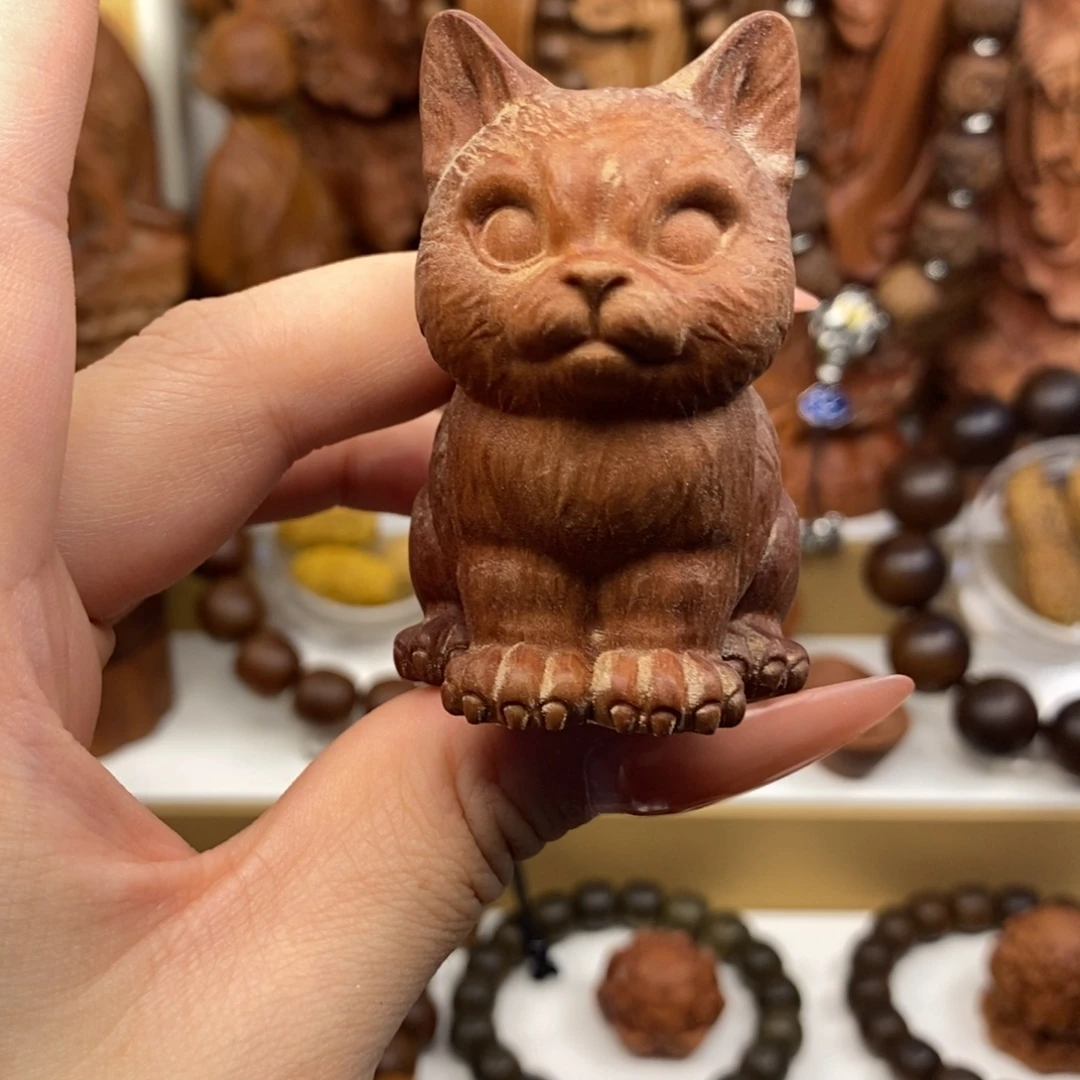 檀香木手串/手链迈索尔老山檀香猫咪奶香，瑕