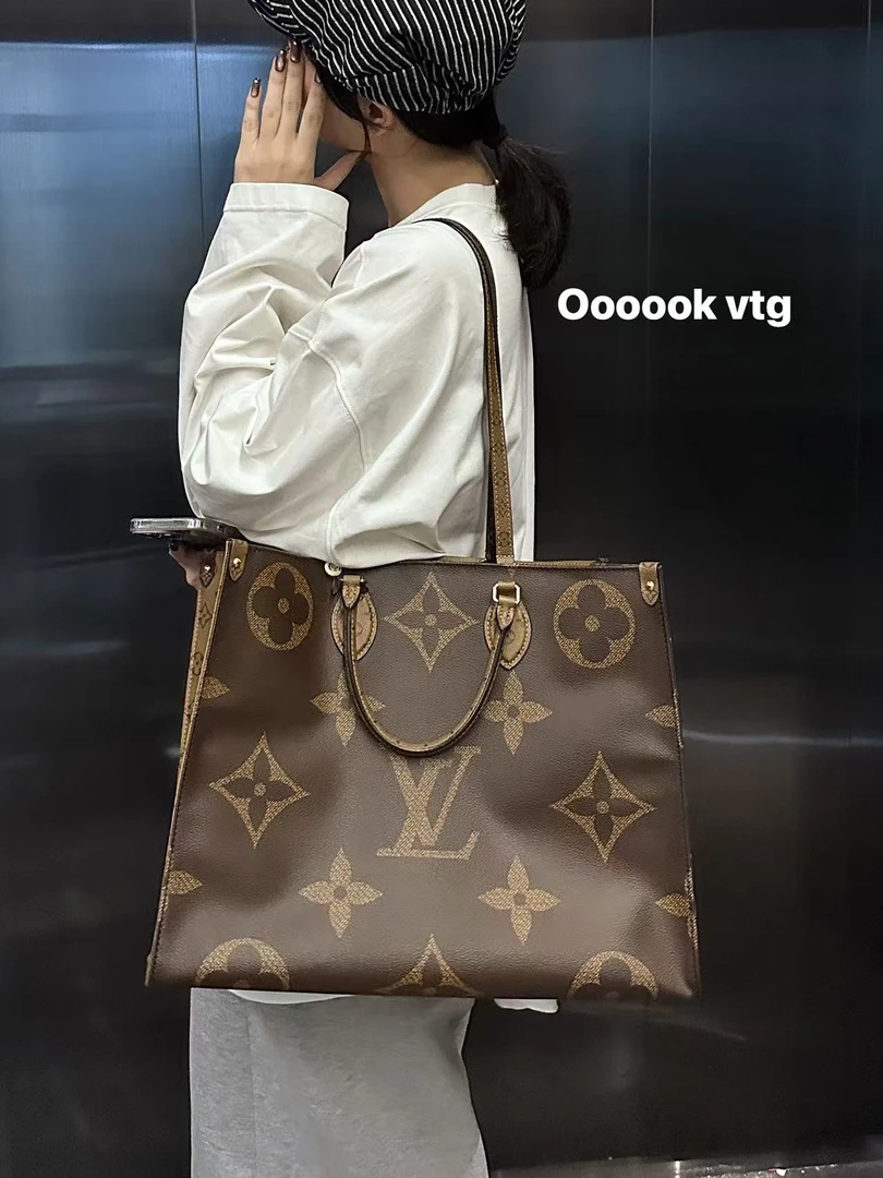 95新 LouisVuitton/路易威登 CS181/LV 大号onthego手提包