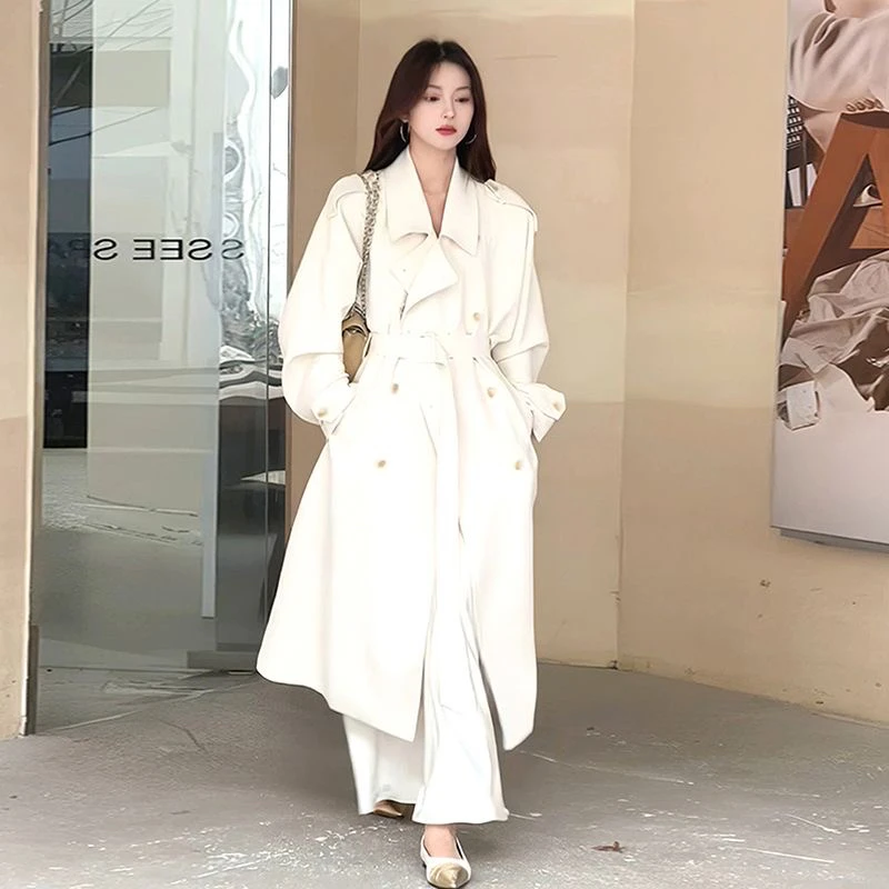 (非图片款)春秋气质显瘦时尚收腰 韩版休闲百搭轻奢风衣外套
