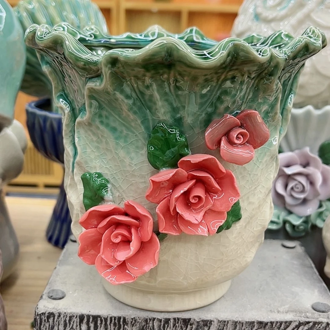 【闪购商品】陶瓷花盆