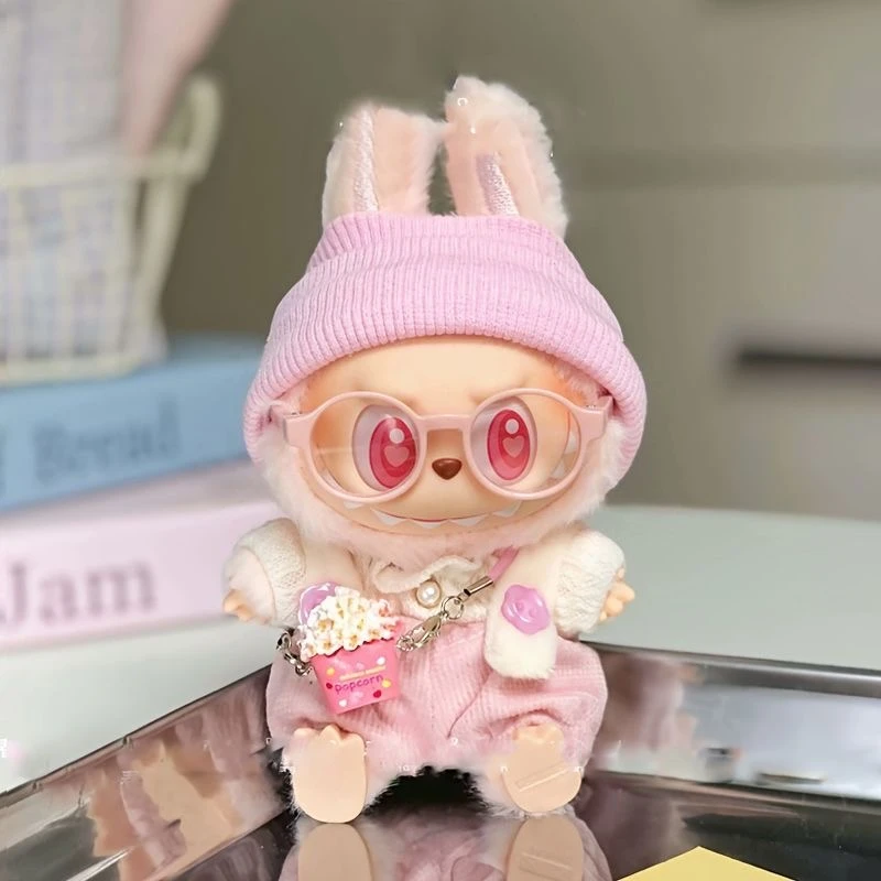 17cm拉布布搪胶一代二代三代15cm坐坐派对娃衣忠诚幸运衣服套装