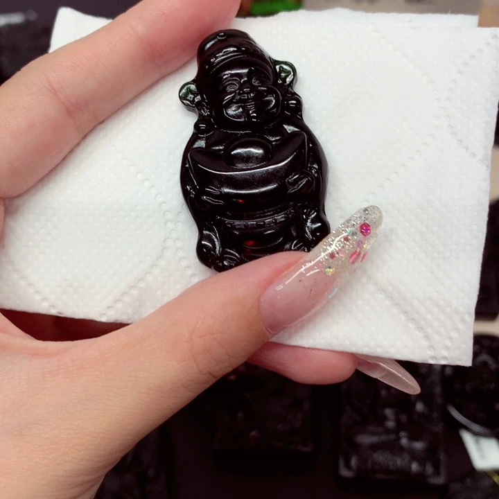 天然a货钢琴黑挂件