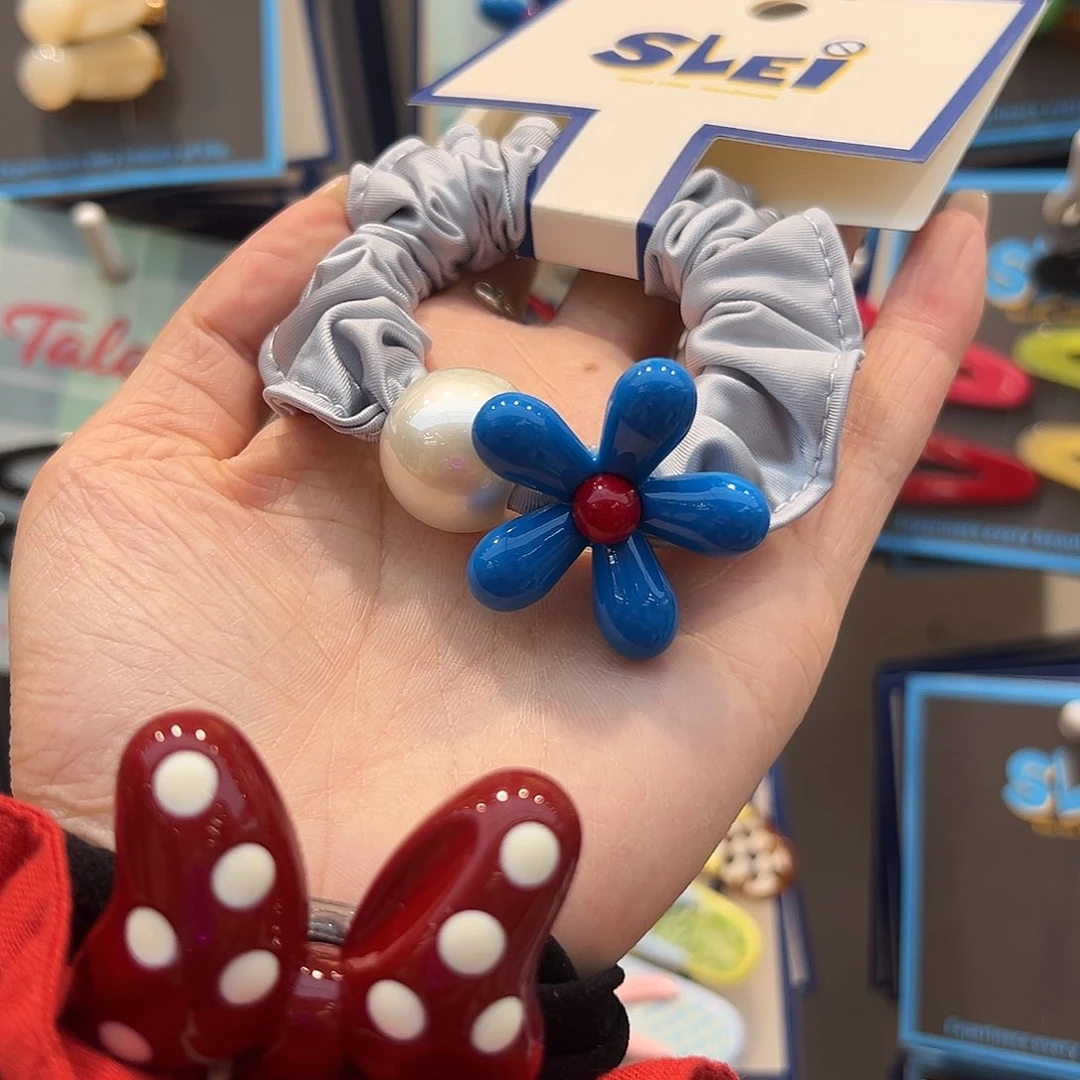 无非金属蓝色蓝花面膜圈