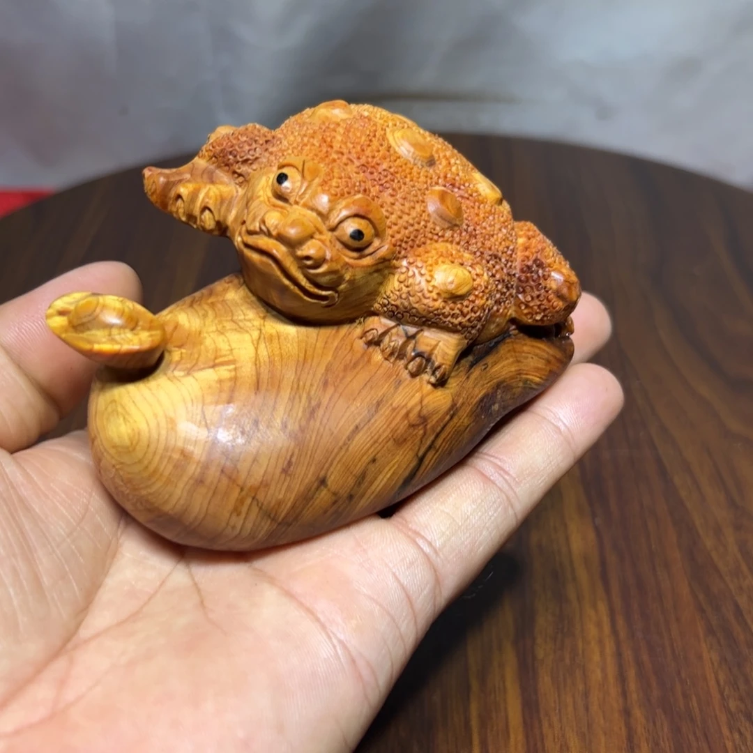 阿***黄柏木（崖柏）崖柏手工雕刻呱呱