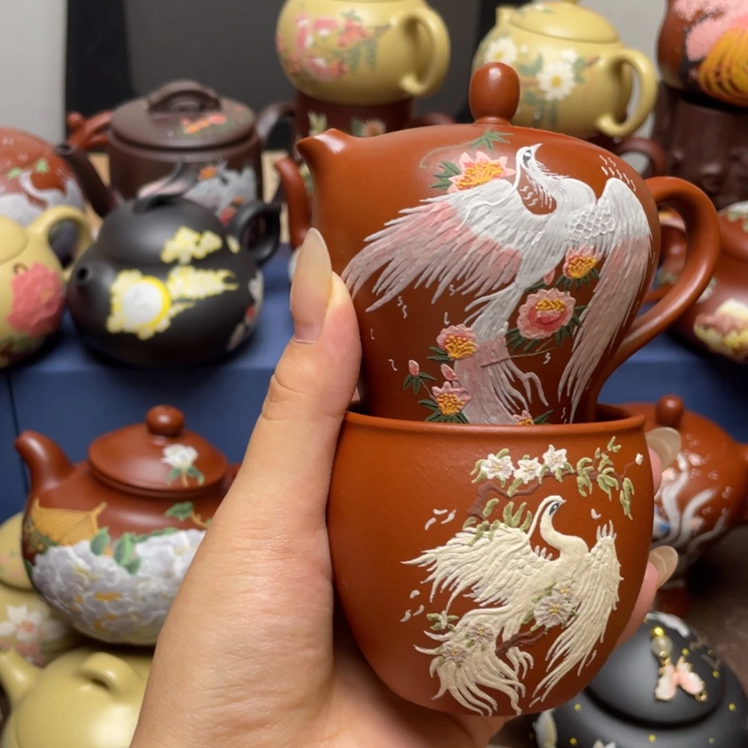 香***菲茶杯紫砂紫砂主人杯
