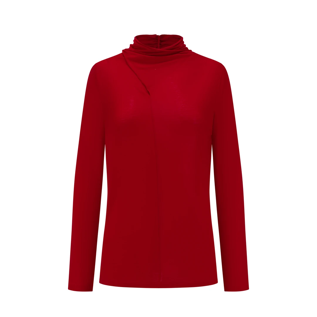 【顾文婷推荐】YOUWEI有尾25 天 丝解构长袖针织衫 Y1225124