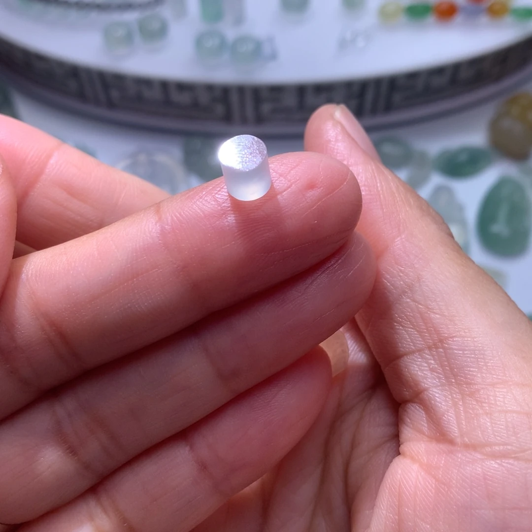 定制翡翠未镶嵌卡6左右桶珠