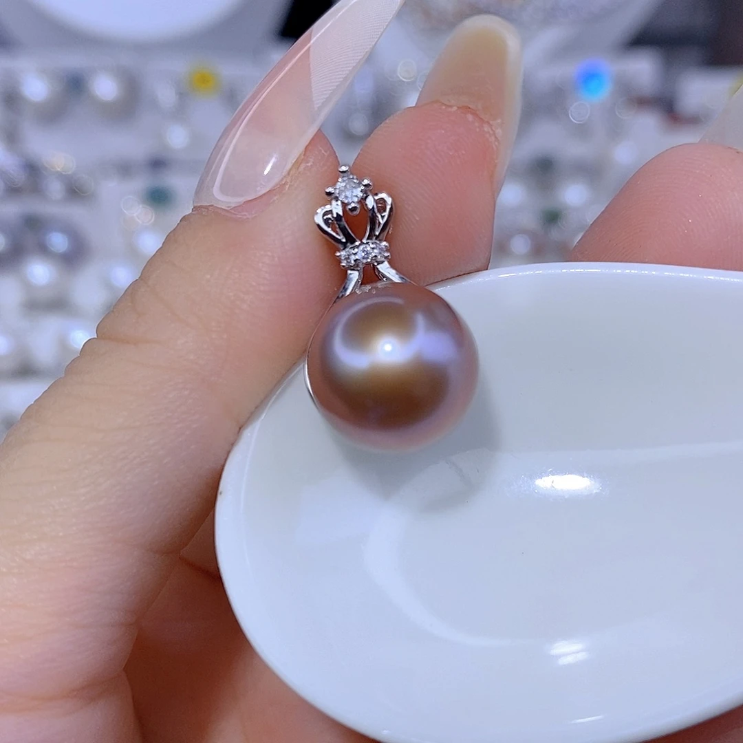 颈饰合金淡水珍珠