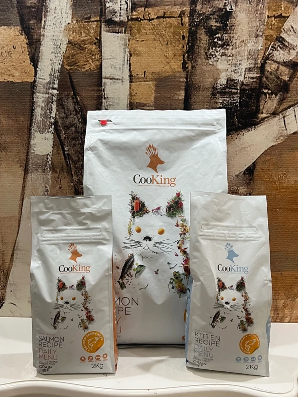 西班牙Cooking狂野主厨成猫幼猫粮低温冷压无谷鸡肉三文鱼2KG8kg