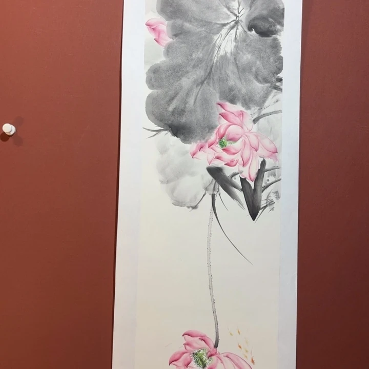 国画听兰老师花鸟
