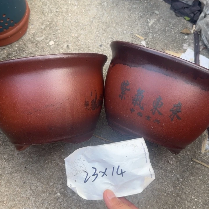 紫砂花盆特价清仓