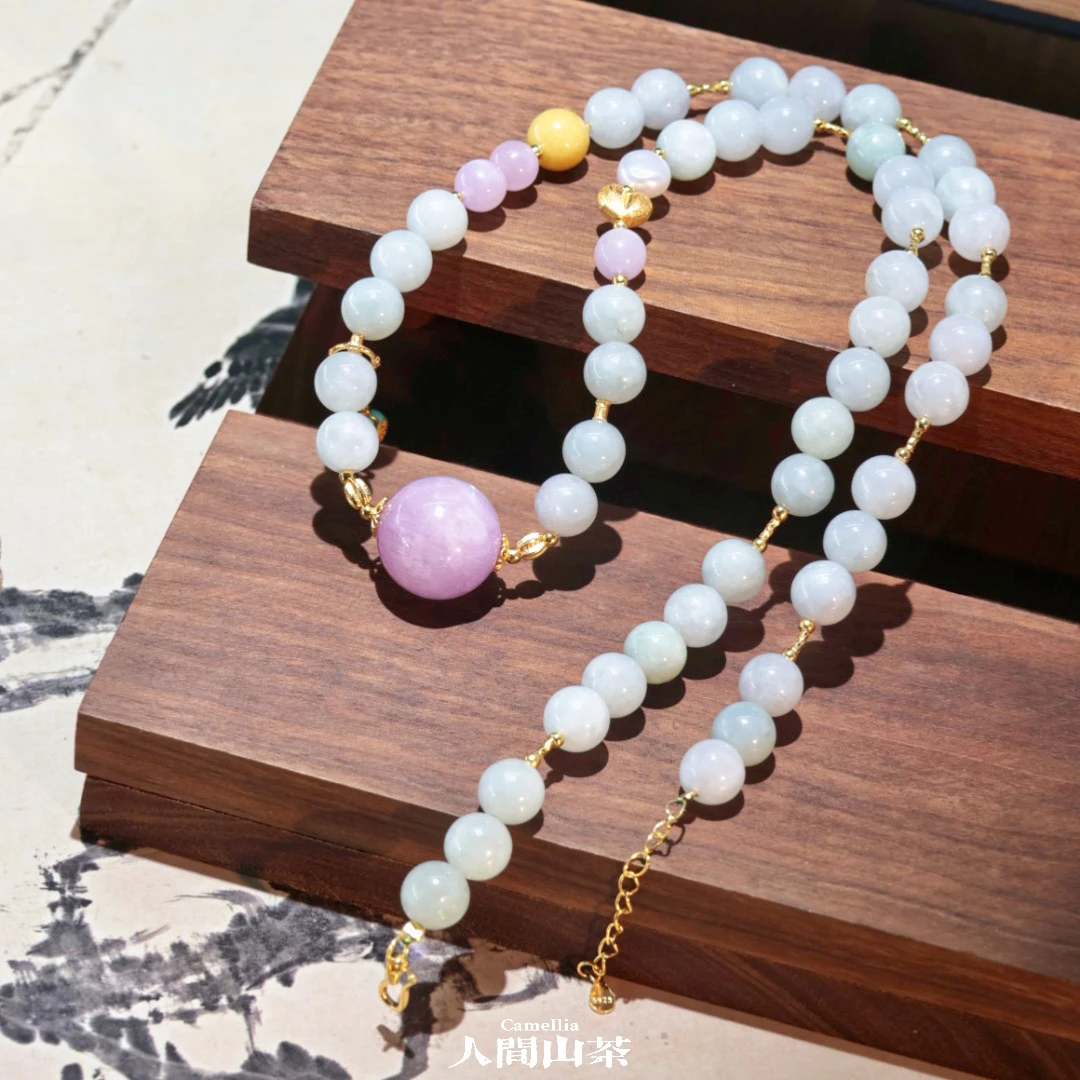 人间山茶 SA-2911 翡翠项链 多样性发其一