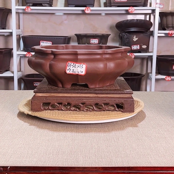 紫砂花盆紫砂花盆