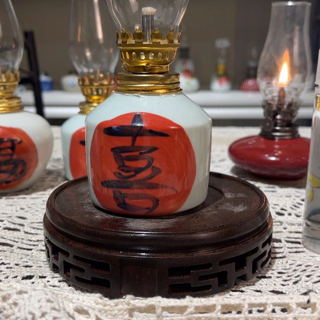 摆件景德镇陶瓷香薰灯