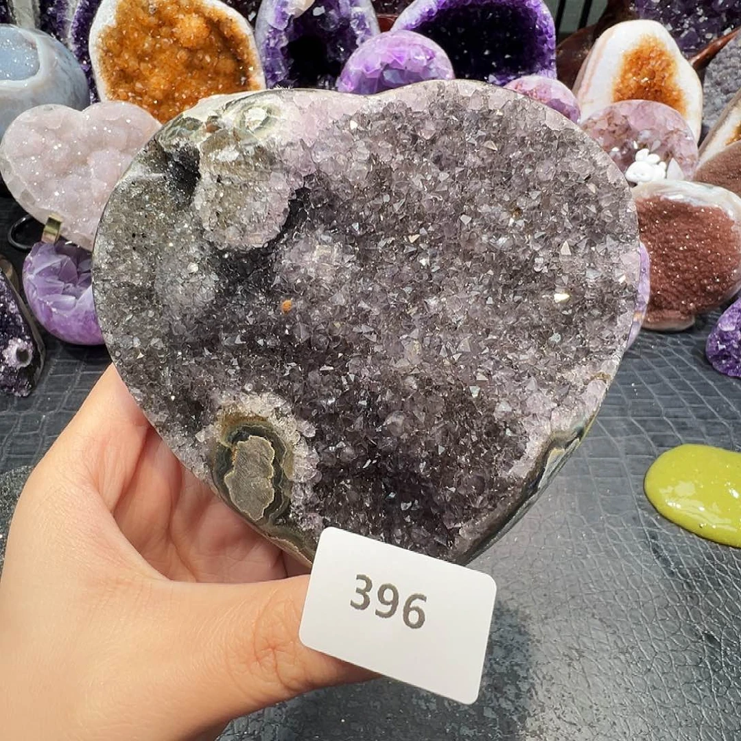 珠宝半成品紫晶未镶嵌