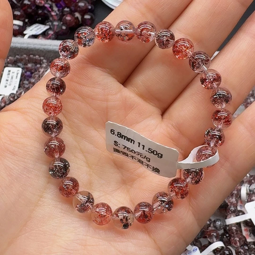 水晶手链未镶嵌天然水晶