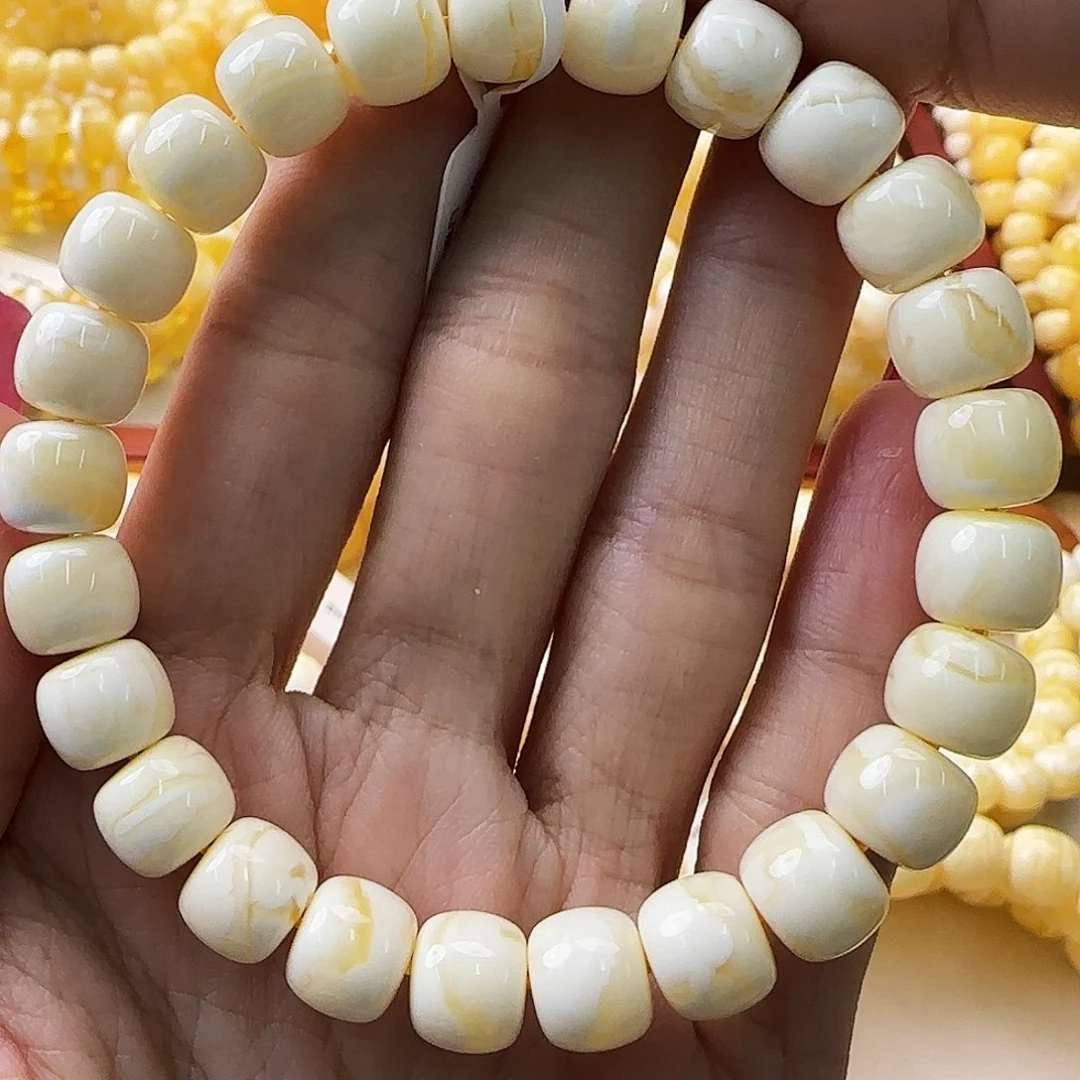 琥珀未镶嵌手链蜜蜡手串