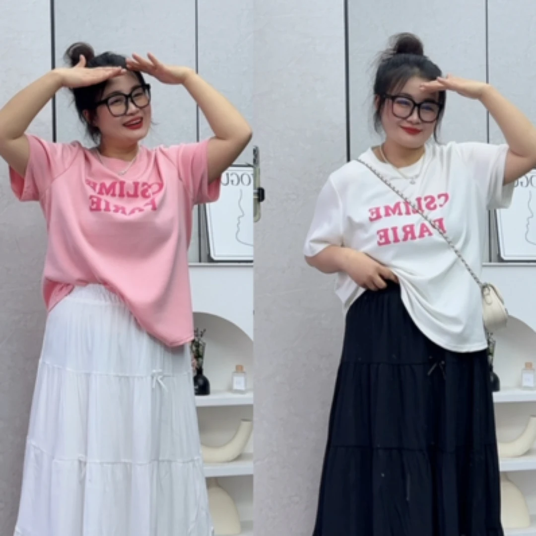 言871三色发泡短袖T恤女