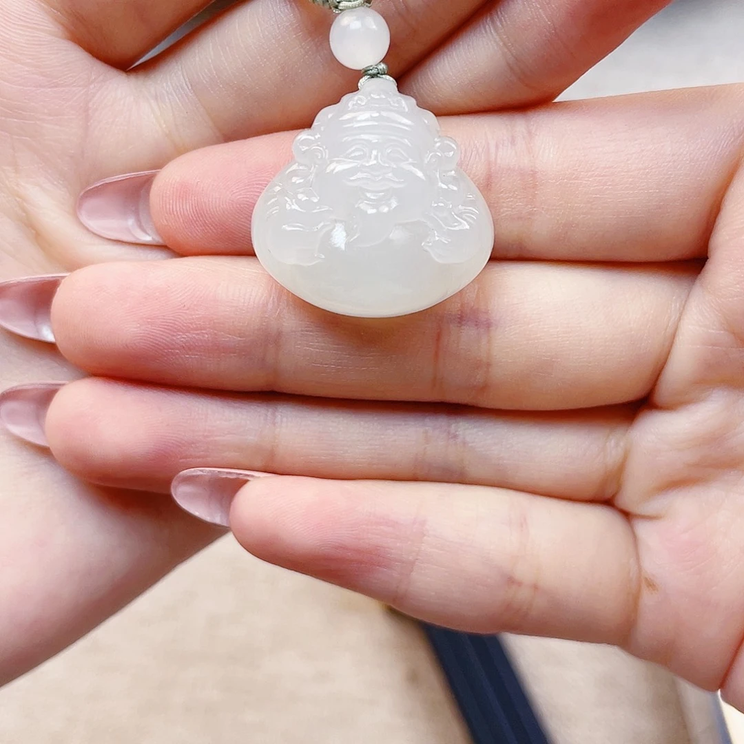 就***字和田玉未镶嵌吊坠(赠链)