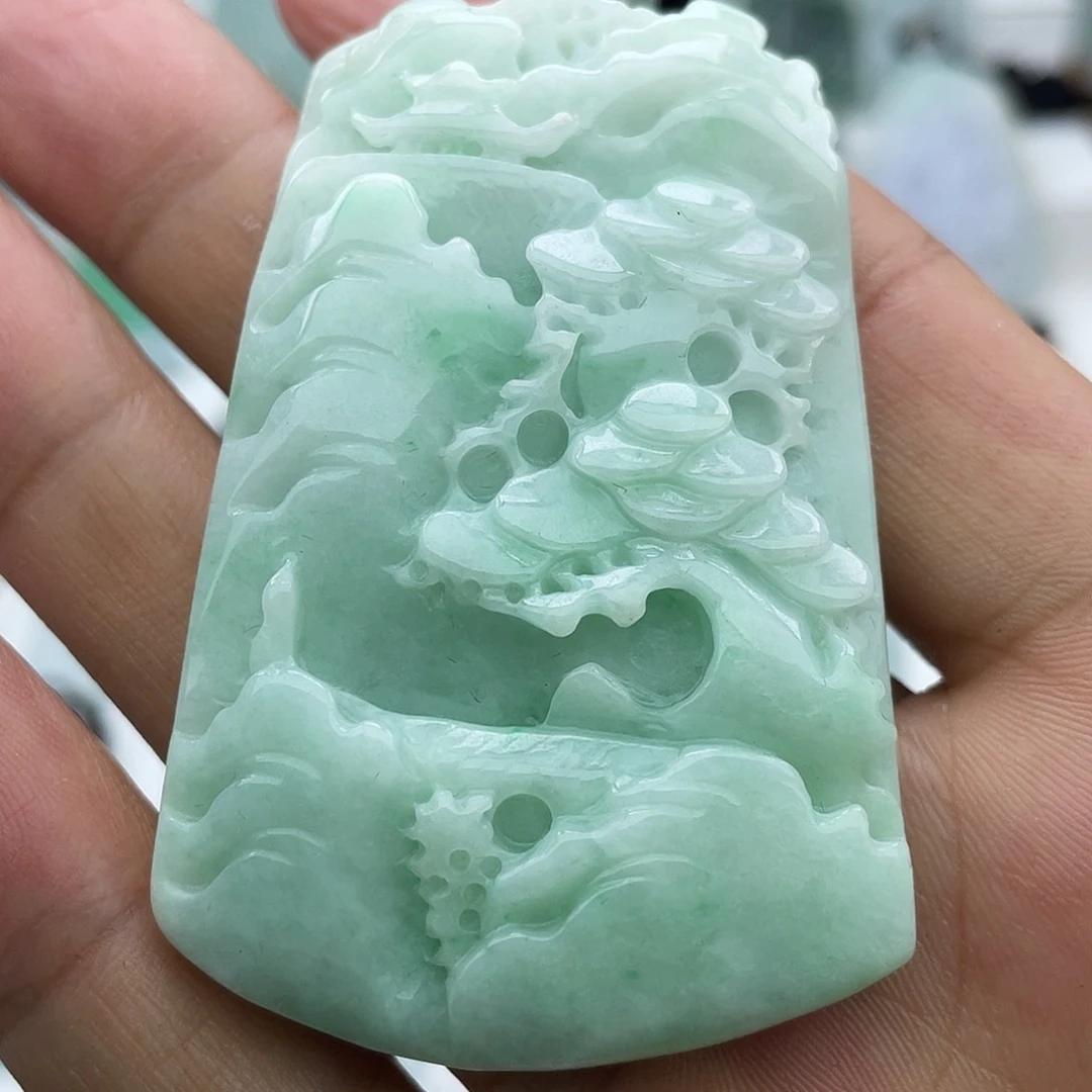 颈饰未镶嵌翡翠翡翠