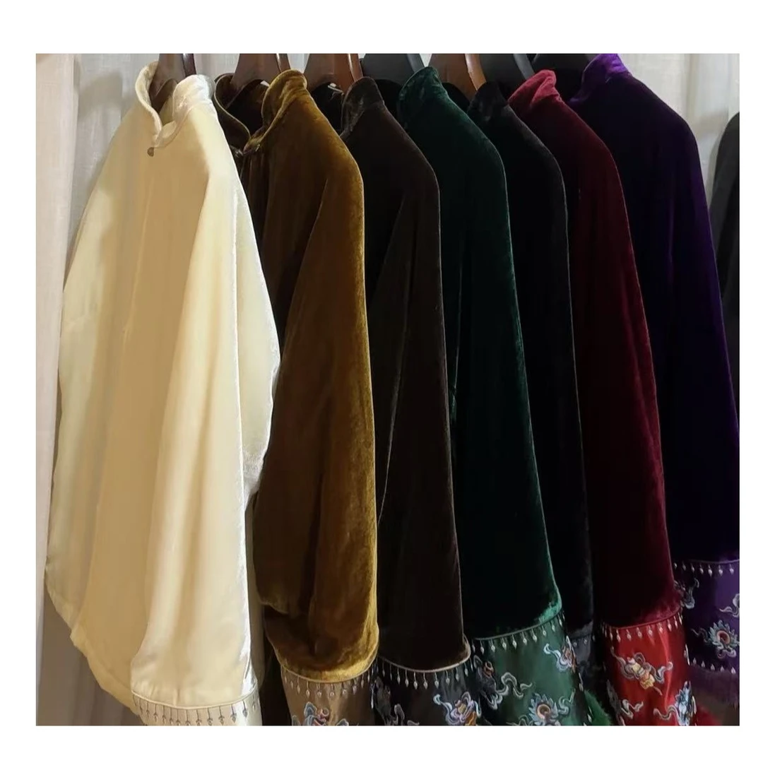 娜家丝绒刺绣棉服NJA(01100)
