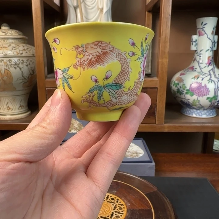 长***安陶瓷000000009龙纹杯子